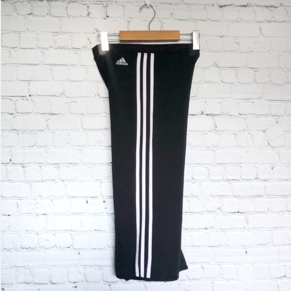 ADIDAS | CLIMA360 BLACK & WHITE 3 STRIPE PANTS - Picture 2 of 8